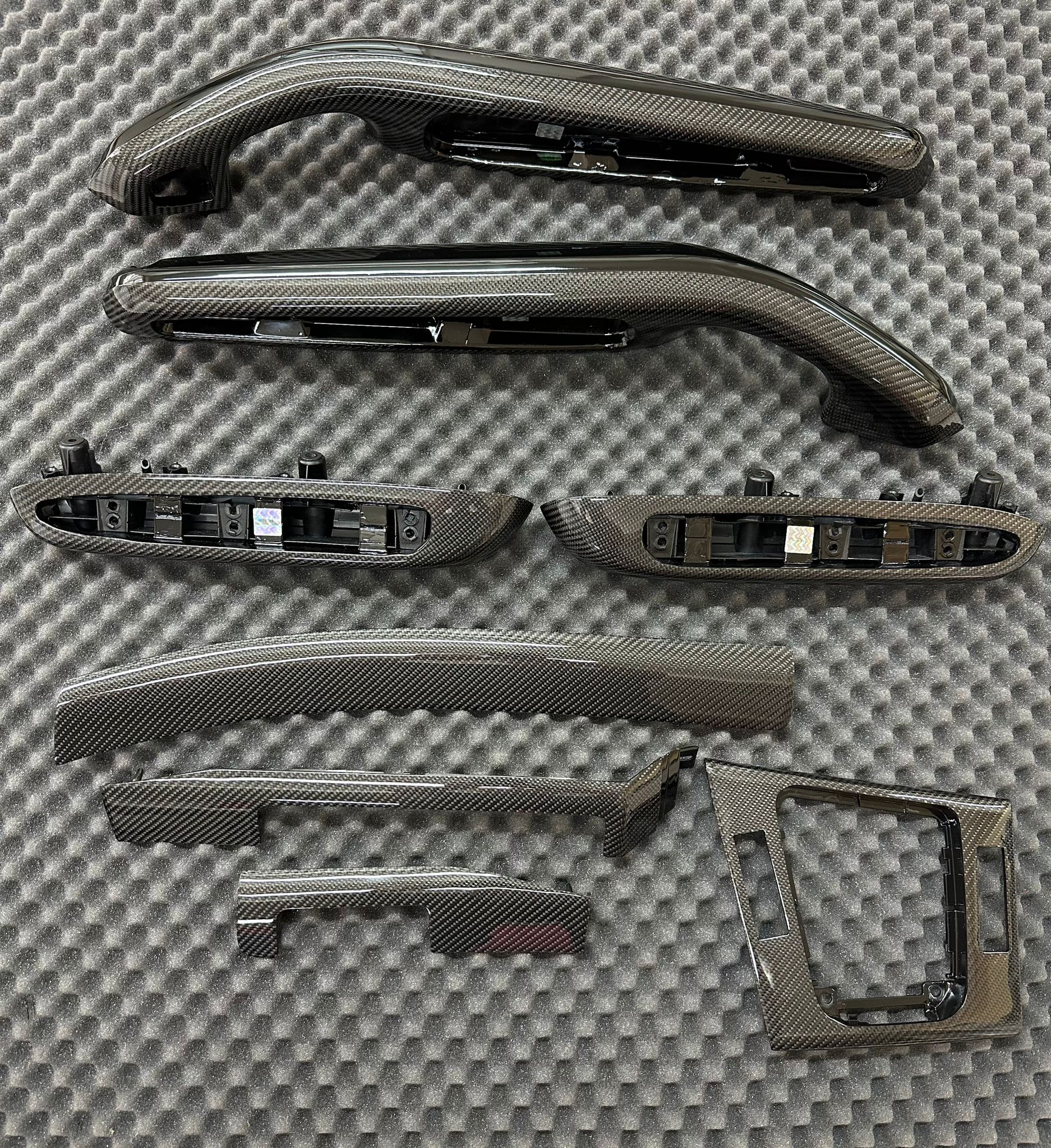 Carbon interior set 8 pieces compatible with BMW E46 M3