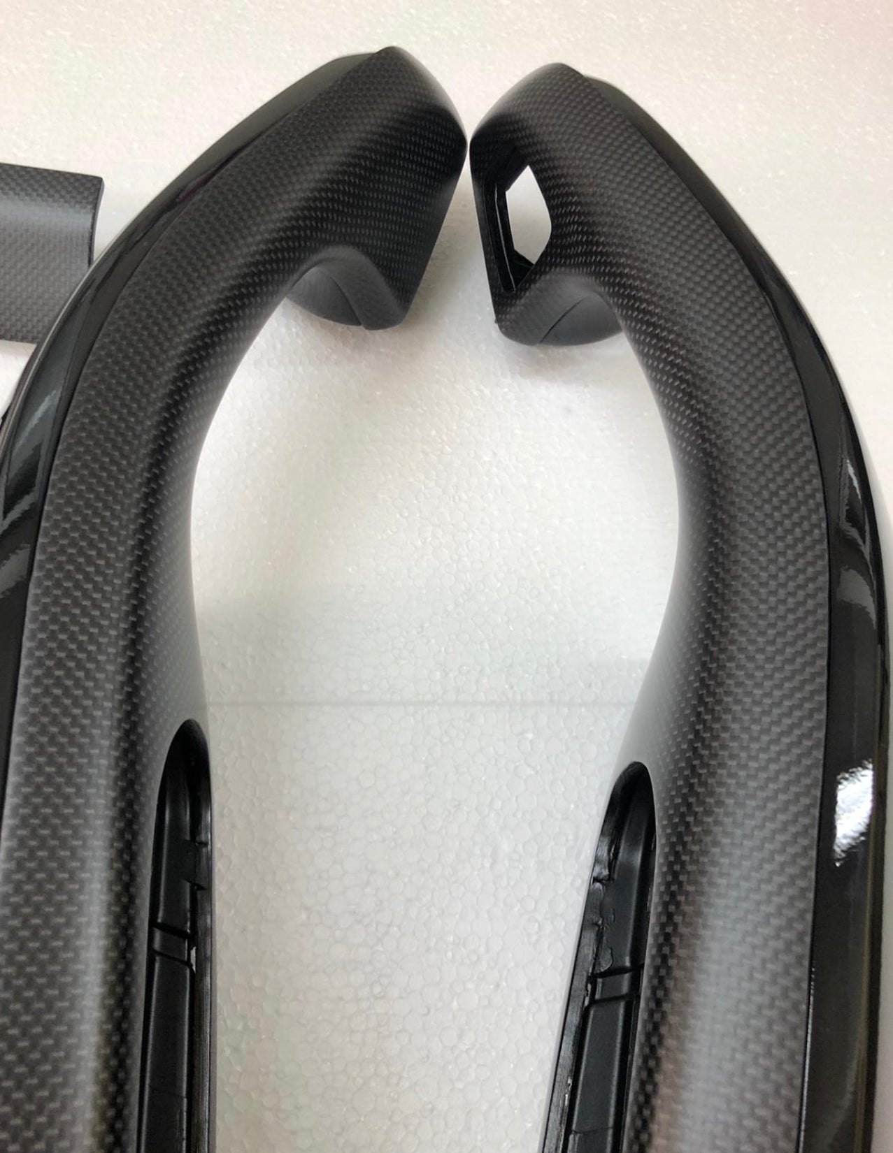 Carbon door handles, 4 pieces, front/rear compatible with BMW E46 M3/E46 Coupe