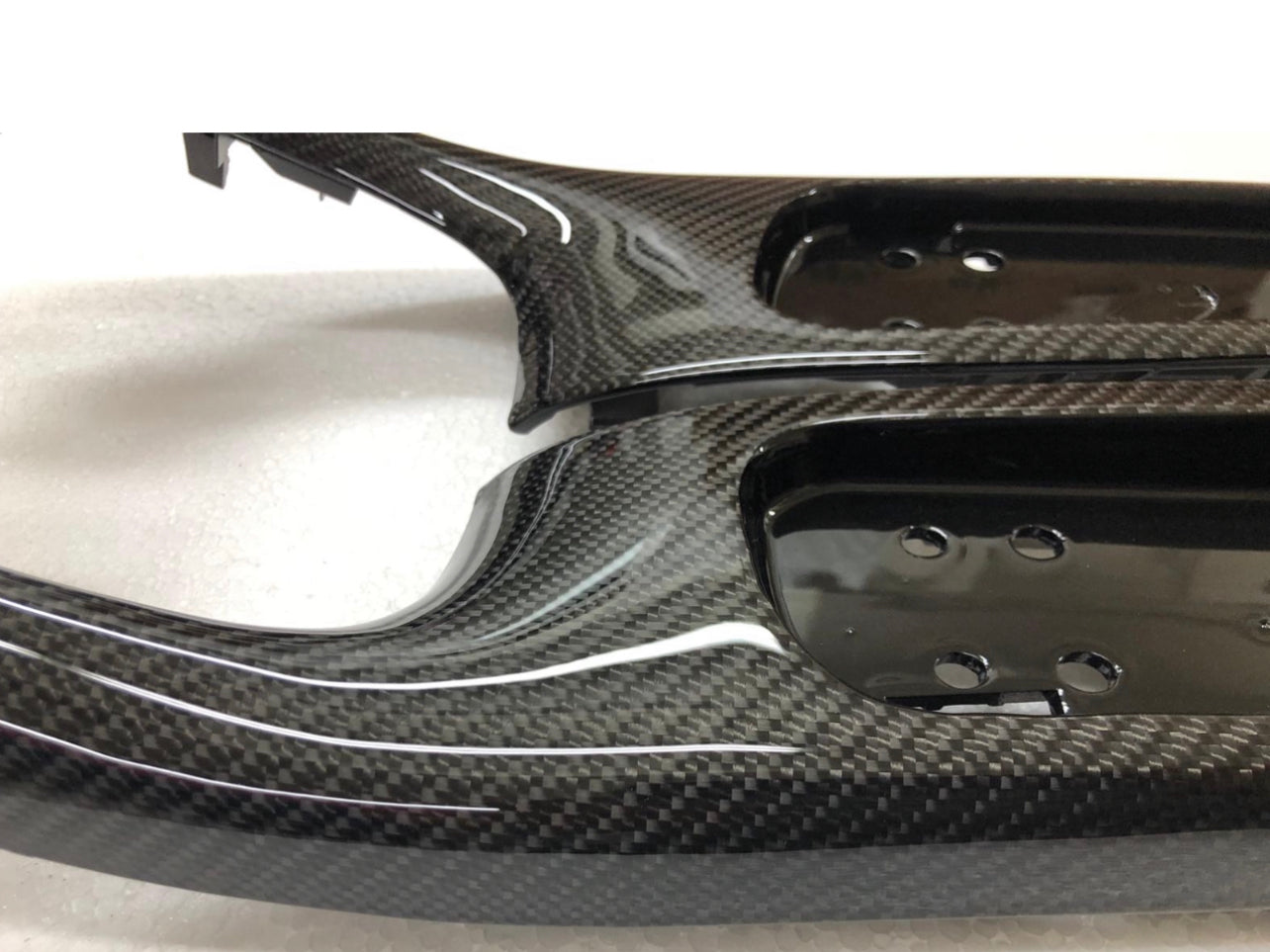 Carbon door handles, 4 pieces, front/rear compatible with BMW E46 M3/E46 Coupe