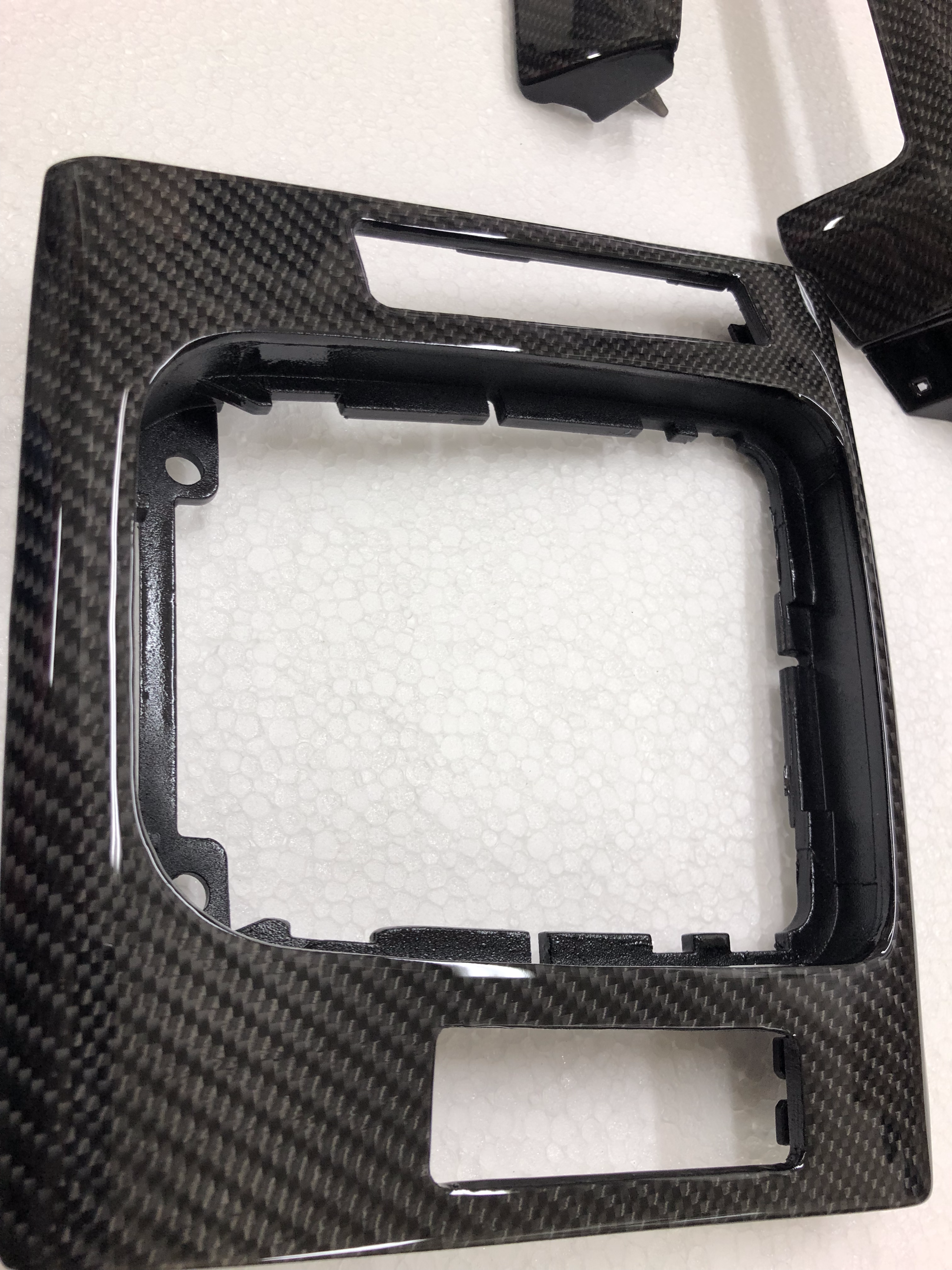 Carbon switch frame including SMG dome compatible with BMW E46 M3 CSL