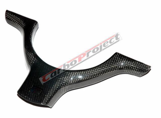 Carbon steering wheel cover below for the BMW E46 M3 CSL