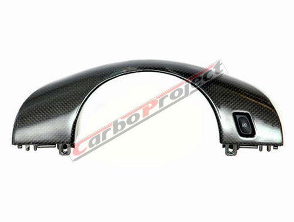 Carbon steering wheel cover above for the BMW E46 M3 CSL
