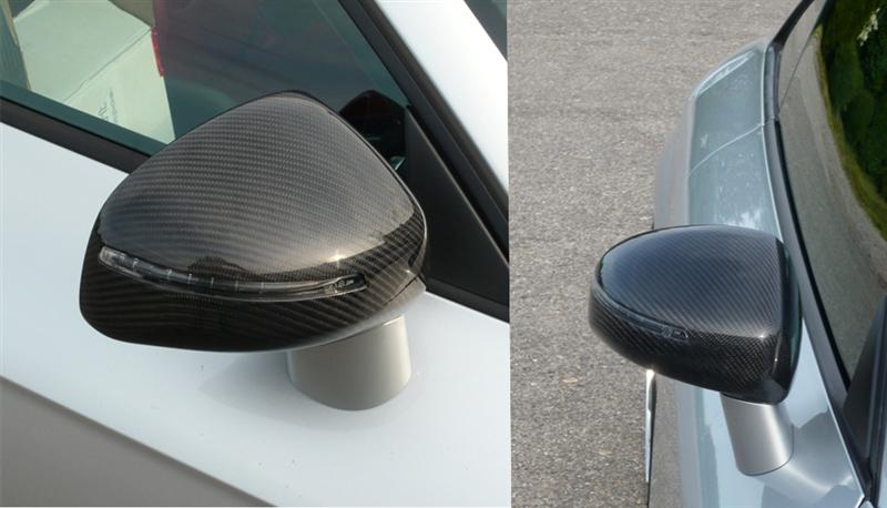 Carbon mirror housing compatible with Audi TT