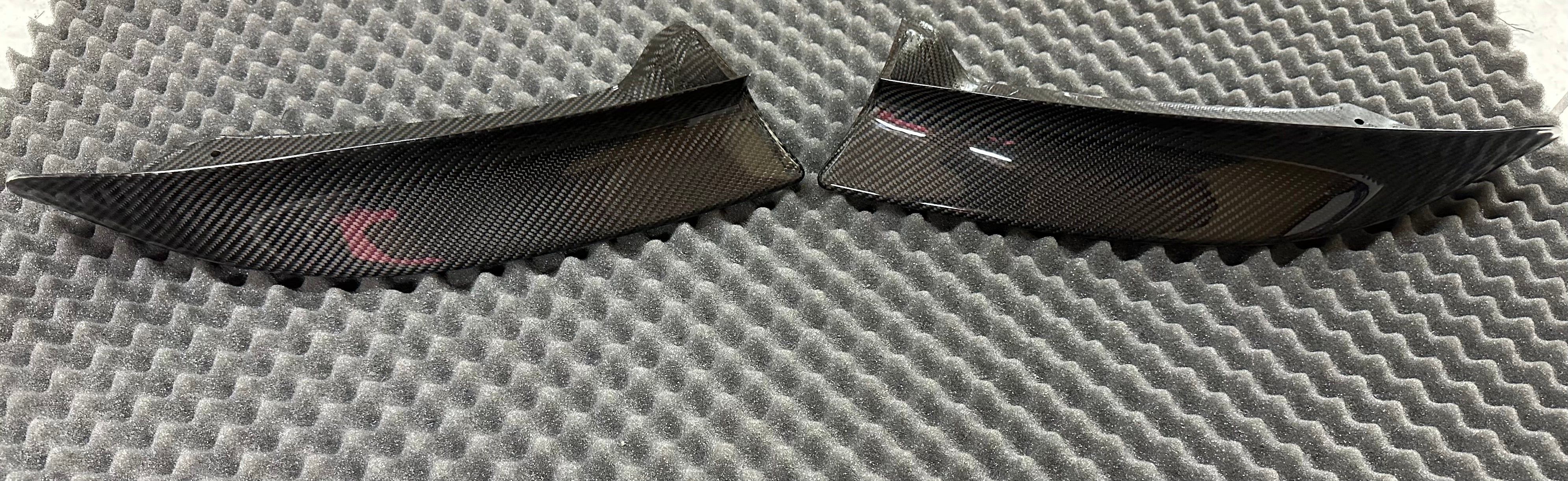 Full carbon front flaps - BMW E46