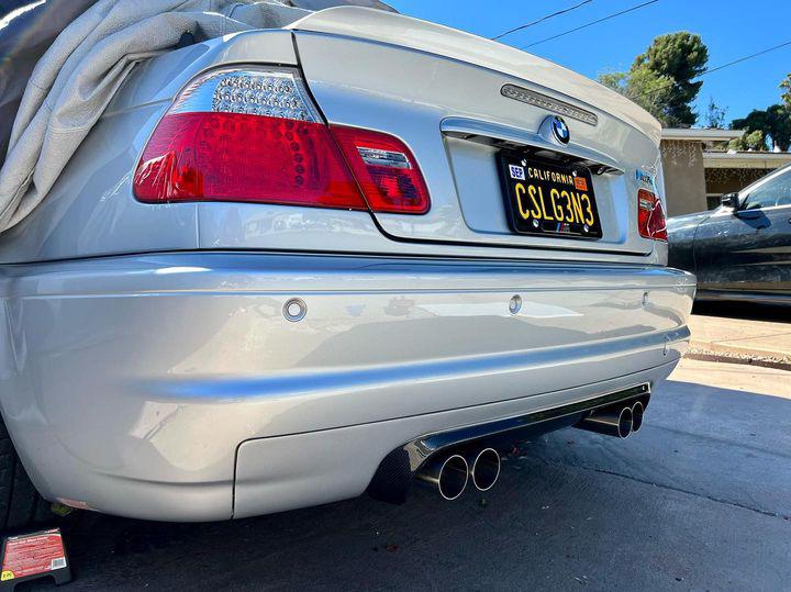 Full carbon rear panel for the BMW E46 M3 and CSL