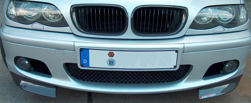 Voll Carbon Front Flaps für den BMW E46